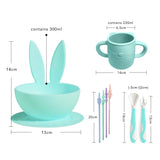 Brunoko 4in1 Baby Cup and Bowl Set (Green) - Brunoko