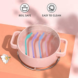 Brunoko Silicone Training Cup + 4 Reusable Silicone Straws (Green) - Brunoko