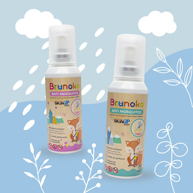 Baby Mosquito and Bed Bug Repellent Lotion - Brunoko & PSA Skin 2P - Brunoko