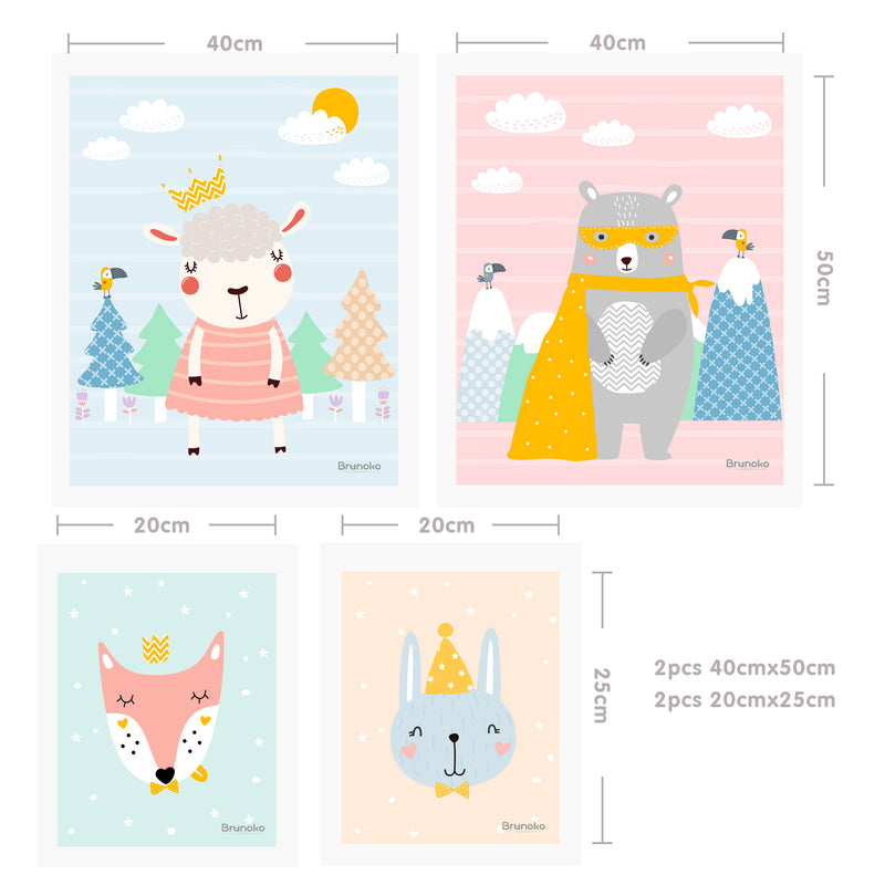 Nursery Decoration Posters - Brunoko