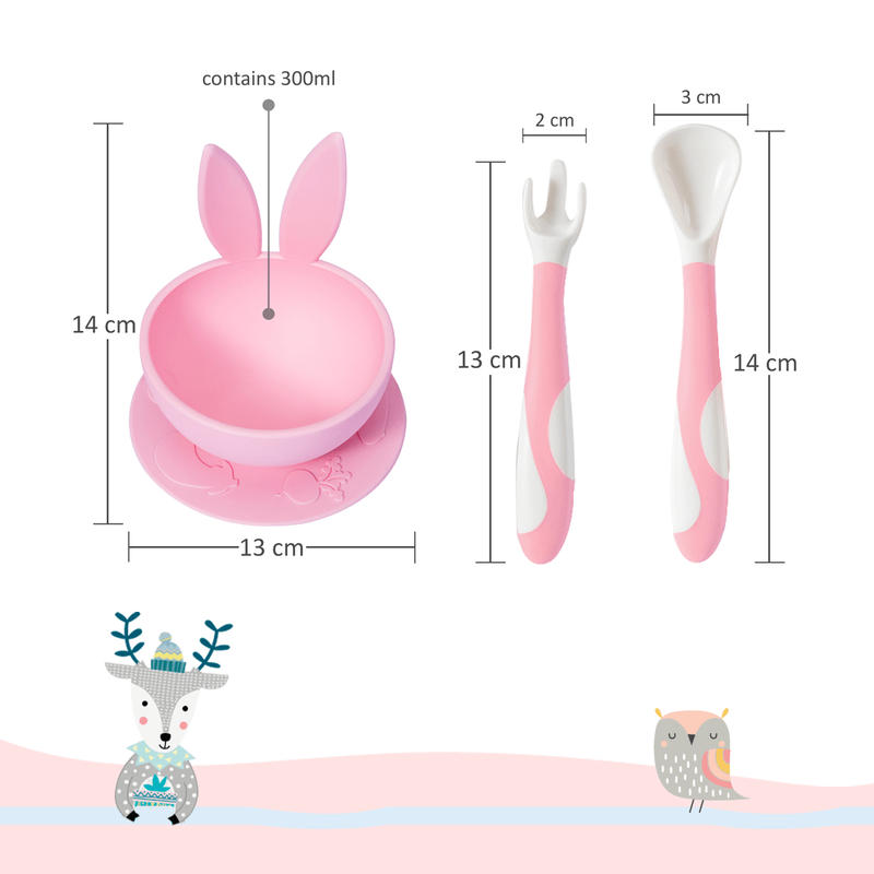 Ensemble cuillère et fourchette pour bébé, cuillère d'apprentissage pour  bébé, couverts d'apprentissage ergonomiques facilitant l'auto-alimentation sans  BPA pour bébé de 12 mois et plus 