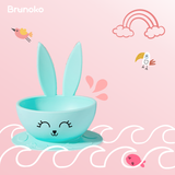 Brunoko Suction Bowl and Spoon Fork Set (Green) - Brunoko