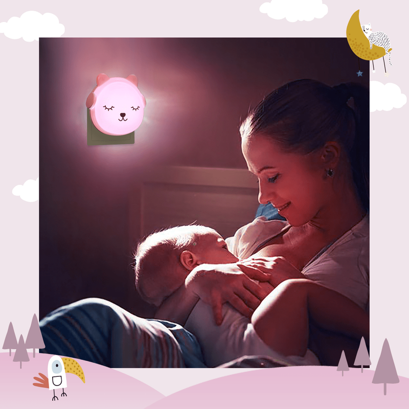 Top Rated Plug In Kid s Night Light Automatic On and Off Brunoko