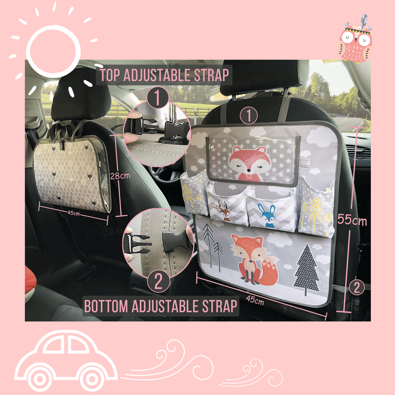 Meilleur Organisateur De Voiture Bébé + Cale Tête Voiture