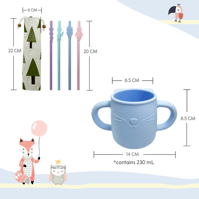 Verre pour bébé en matériau facile à saisir